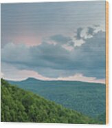 Catskill Mountain View Wood Print