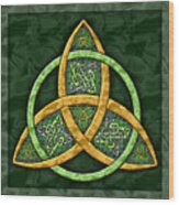 Celtic Trinity Knot Wood Print