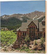 Chapel On The Rocks 2 - Colorado Wood Print