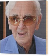 Charles Aznavour 2 Wood Print