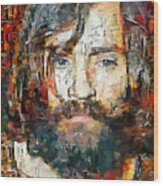 Charles Manson Serial Murderer Portrait Wood Print