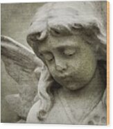 Charleston Angel Child, Cemetery Angel Wood Print