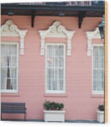 Charleston Historical District - The Mills House - Charleston Architecture Wood Print
