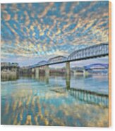 Chattanooga Has Crazy Clouds Wood Print