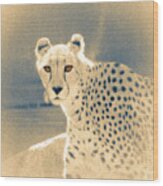 Cheetah Wood Print