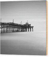 Cherry Grove Fishing Pier Wood Print