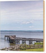 Chesapeake Bay Maryland Panorama Wood Print