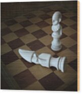 Chess Move Wood Print