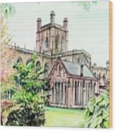 Chester Cathedral England Wood Print