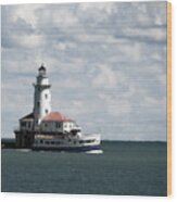 Chicago Lighthouse Wood Print