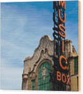 Chicago Music Box Theater Wood Print