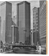 Chicago River Wood Print