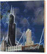 Chicago's Sears Tower Wood Print