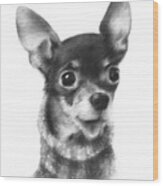 Chihuahua Pup Wood Print