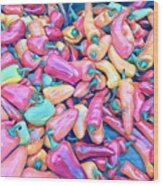 Chili Rainbow Wood Print