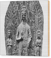 China: Buddha Wood Print