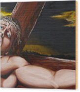 Christ's Anguish Wood Print