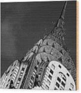 Chrysler Building's Apex Wood Print