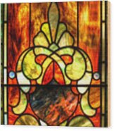 Church Window Wood Print