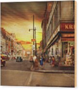City - Amsterdam Ny - The Lost City 1941 Wood Print