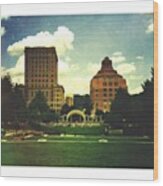 City Gritty. #asheville Wood Print
