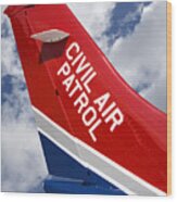 Civil Air Patrol Aircraft Wood Print