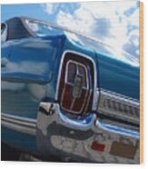 Us American Classic Car Wood Print