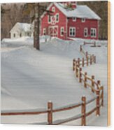 Classic Vermont Barn Wood Print