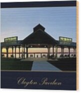 Clayton Pavilion Wood Print