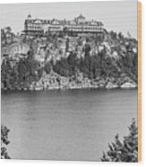 Cliff House At Lake Minnewaska, 1900 Wood Print