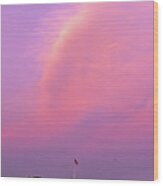 Cloud Watching - Santa Barbara Pier Wood Print