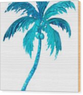 Coconut Palm Tree Wood Print