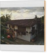 Colombia Rural Wood Print