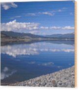 Colorado Lake Reflection Wood Print