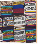 Colorful Cartagena Wood Print