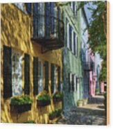 Colors Of Charleston 3 Wood Print