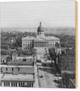 Columbia South Carolina - State Capitol Building - C 1905 Wood Print
