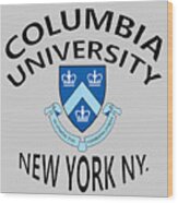 Columbia University New York Wood Print