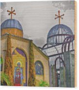 Coptic Church Rebirth Wood Print