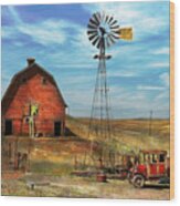 Country - Nd - Dirt Farming 1936 Wood Print