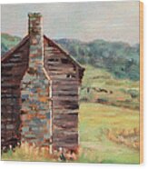 Country Quiet _ Rocky Gap Virginia Wood Print