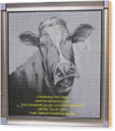 Cow Wood Print