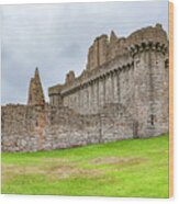 Craigmillar Castle Panorama Wood Print