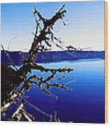 Crater Lake Wood Print