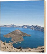 Crater Lake Wood Print