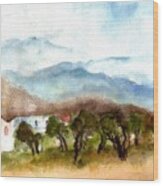 Creta's Landscapes Wood Print