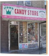 Crown Candy Store Wood Print