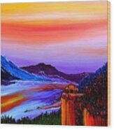Crown Point Of The Columbia Gorge #4 Wood Print