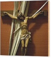 Crucifix Wood Print