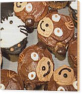 Cupcakes Wood Print